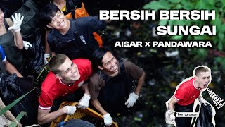 BERSIH BERSIH SUNGAI SAMA PANDAWARA BANDUNG INDONESIA  KOTOR SEKALI WOI ❗️ [upl. by Romeyn438]