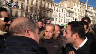 Altercation pro et contre Bouteflika 4éme mandat à Marseille [upl. by Aihsema400]