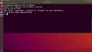 How to Install Python3 BeautifulSoup4 Library in Ubuntu Linux [upl. by Fosdick]