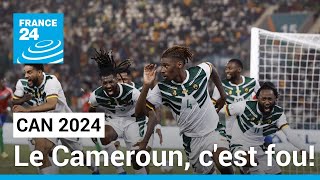 CAN 2024  Au terme dun match complètement fou le Cameroun se qualifie en huitièmes [upl. by Launame]