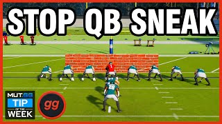 How to Shut Down QB Sneaks  MUTGG Tip of the Week 8 [upl. by Dawes183]