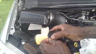 2019 Dodge grand caravan oil change [upl. by Darbie]