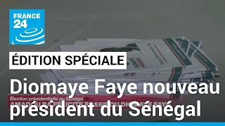 Sénégal  Bassirou Diomaye Faye nouveau président • FRANCE 24 [upl. by Walter]