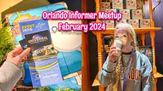 UNLIMITED FOOD at Universal Orlando Resort Orlando Informer Meetup  February 2024 [upl. by Sihun]