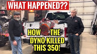 THE SURPRISING TRUTH Dyno Darrell discovers what killed the 47 SWAP 350 CHEVY [upl. by Ataliah]