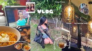 VLOG  Home Alone For A Week ☘️🌸  Chinese 🇨🇳 boy speaking Hindi College Fresco🍾  Ramen night 🍜 [upl. by Groh]