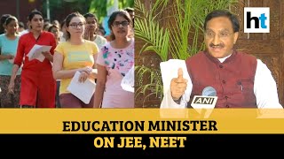 JEE NEET 2020 Should exams be postponed Education minister answers [upl. by Tarrance]