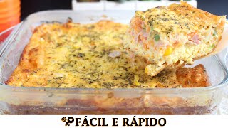 OMELETE DE FORNO COMPLETÃO  RECEITAS QUE AMO [upl. by Etteniotna]