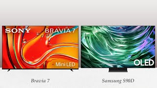 Samsung S90D vs Bravia 7  Best 4K Smart TVs [upl. by Warner948]