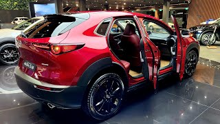 New 2024 Mazda CX 30 20L Luxury SUV Red Color  Exterior and Interior Details [upl. by Yellas]