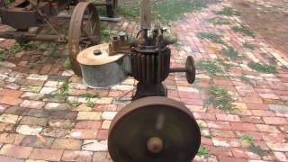 Rosebery Buzacott Farm Pumper hit n miss stationary engine [upl. by Olegnad]