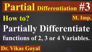 Partial Differentiation 3 in Hindi Mimp  Engineering Mathematics [upl. by Miguelita]