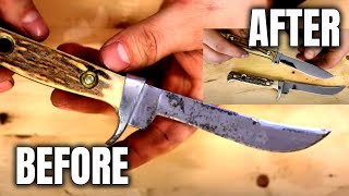 German PUMA KNIVES Full Knife Restoration  Amazing Results [upl. by Sucram231]