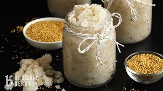 How to Make Golden Sugar Scrub  Holiday Gala Collection  Bramble Berry [upl. by Fitting418]