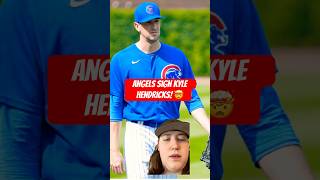 Angels Sign P Kyle Hendricks To A 1 Year Deal 🤯⚾️ Nov 6 2024 shorts mlb breakingnews [upl. by Nosemyaj]