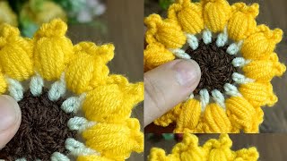 Amazing ⚡ Very easy motif making onlineanlatim crochet crochet [upl. by Wincer]