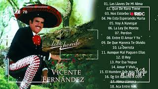 VICENTE FERNANDEZ GRANDES EXITOS  VICENTE FERNANDEZ SUS MEJORES EXITOS [upl. by Ariom]