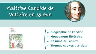 Candide ou lOptimisme de Voltaire en 28min  pour cartonner à lORAL  🎓 [upl. by Assirrec69]