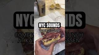 🔊NYC Sounds Come With Us for Lunch at Katz’s Delicatessen [upl. by Cimbura]