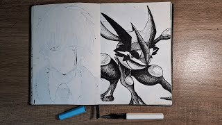 How to draw Greninja  Pokemon [upl. by Akinot915]