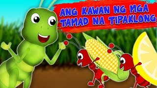 Ang kawan ng mga tamad na Tipaklong  The Herd of Lazy Grasshoppers  Tagalog Moral Stories  Kwento [upl. by Idalla]