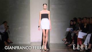 Gianfranco Ferre 2013 SS Runway Show Milan Fashion Week ELLE TV [upl. by Lionello]