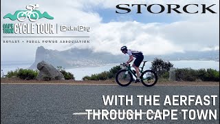 Storck Bikes  With the Aerfast4 Pro through Cape Town at the Cape Town Cycling Tour 2023 [upl. by Naeerb]