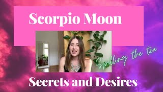 Scorpio Moon Secrets  Astrology  Scorpio Desires and Primal Fears  Psychological Insights  Pluto [upl. by Zora]