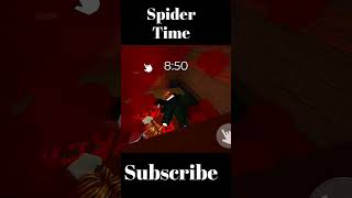 Spider time in Roblox trending roblox shorts sviralvideo [upl. by Rolandson]