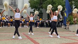 Cal Band Sproul Hall Rally vs Idaho 2023 Berkeley California Women Through the Decades Show [upl. by Arraeic]