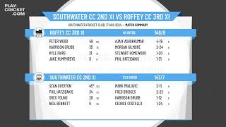 Southwater CC 2nd XI v Roffey CC 3rd XI [upl. by Nednarb]