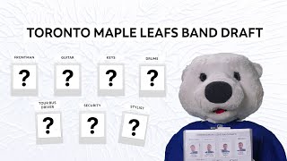 Asking the Toronto Maple Leafs to Draft their Dream Band 🎶🎸🎤  Scotiabank Arena  TorontoMapleLeafs [upl. by Stilu403]