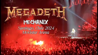 Mechanix Megadeth Santiago de Chile Movistar Arena 2024 Multicam [upl. by Narah]