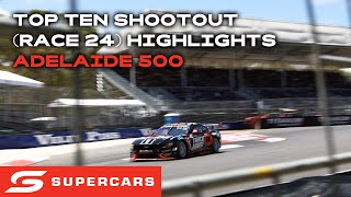 Top Ten Shootout Highlights Race 24  VAILO Adelaide 500  2024 Repco Supercars Championship [upl. by Lili]