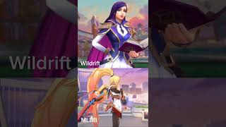 Caitlyn VS Lesley  Battle Academia VS Aspirants  MLBB VS Wildrift mlbb wildrift [upl. by Post]