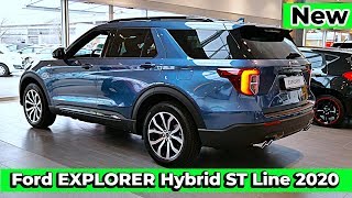 New Ford EXPLORER Hybrid ST Line 2020 Review Interior Exterior [upl. by Naleag]