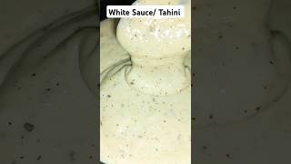 Creamy Shawarma Sauce  Tahini Sauce  White Sauce shorts youtubeshorts trending foodshorts [upl. by Egarton]