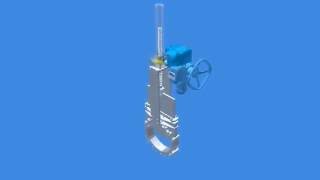 VGO DN500  BEVEL GEAR  MULTI TURN ACTUATOR [upl. by Hseyaj]