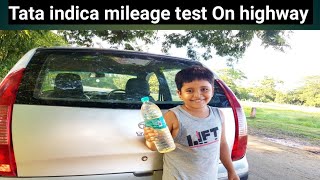 Tata Indica Mileage Test On Highway [upl. by Eissirk]