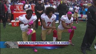 Kaepernick takes a knee at New Era Field [upl. by Pollock13]