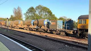 66725  66719 3S01 RHTT Stowmarket  Stowmarket 241024 [upl. by Ardyaf]