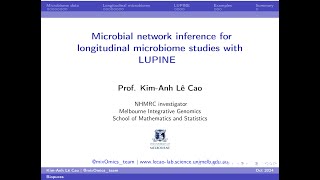 LUPINE microbial network inference for longitudinal microbiome studies [upl. by Rizika]