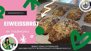 Eiweissbrot aus dem Thermomix gebacken mit Pampered Chef [upl. by Aliled]