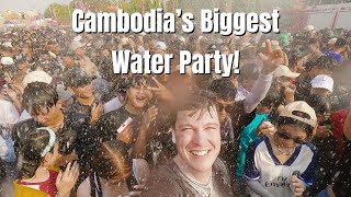 Cambodias Biggest Water Party  Khmer New Year in Battambang [upl. by Ardnaek]