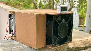 How to make a Portable Thermoelectric Air Conditioner at Home [upl. by Lowrance695]