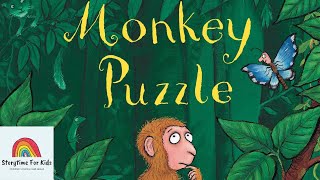 Storytime for kids read aloud  Monkey Puzzle by Julia Donaldson [upl. by Ardnasxela]