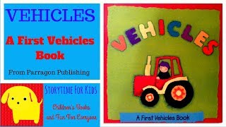 Vehicles  A first book about automobiles and transportation  Read aloud in English  ESL [upl. by Yniffit]