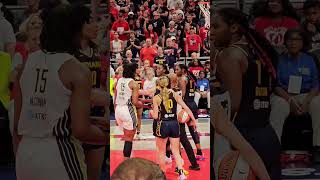 Teaira Mcowan Gets Ejected For Push Aliyah Boston 🫣🤷🏻‍♂️ caitlinclak WNBA AliyahBoston [upl. by Ytsrik]