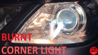 How to Replace Mercedes Benz Cornering Light Bulb [upl. by Liebowitz]