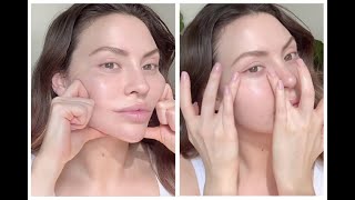 Face Sculpting Massage  Depuff Eyes amp Lift Cheekbones  MUST TRY [upl. by Bron747]